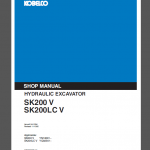 KOBELCO SK200V/SK200LC V SHOP MANUAL