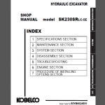 KOBELCO SK230SRLC-5E SHOP MANUAL