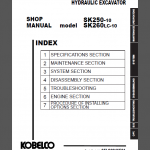 KOBELCO SK250-10/SK260LC-10 SHOP MANUAL