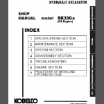 KOBELCO SK330-8 SHOP MANUAL