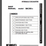 KOBELCO SK350-9 SHOP MANUAL