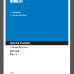 KOBELCO SK350-9 TIER 4 SERVICE MANUAL