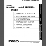 KOBELCO SK450VI SHOP MANUAL
