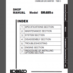 KOBELCO SK485-8 TIER3 SHOP MANUAL