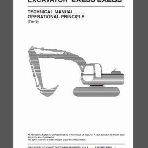 FIAT KOBELCO EX255-EX285 TIER2 SHOP MANUAL