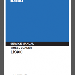 KOBELCO LK400 SERVICE MANUAL