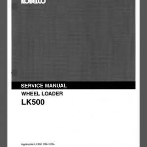 KOBELCO LK500 SERVICE MANUAL