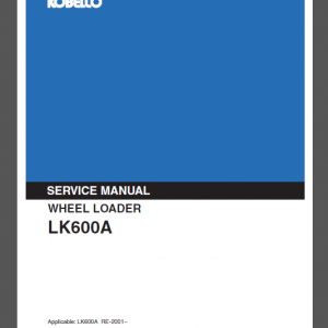 KOBELCO LK600A SERVICE MANUAL