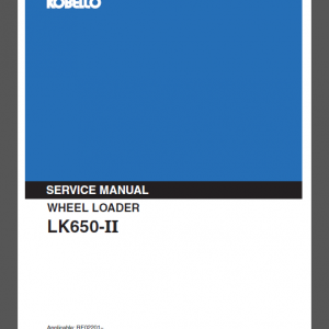 KOBELCO LK650-II SERVICE MANUAL