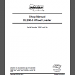 DOOSAN DL200-3 SHOP MANUAL