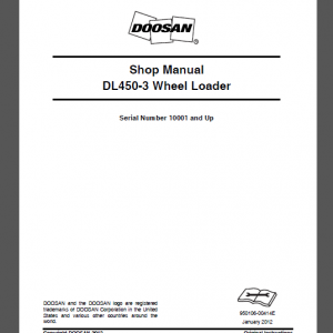 DOOSAN DL450-3 SHOP MANUAL