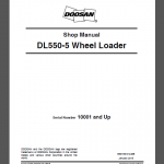 DOOSAN DL550-5 SHOP MANUAL