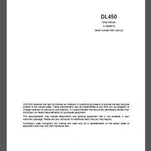 DOOSAN DL450 SHOP MANUAL