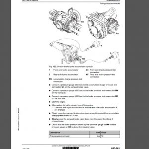 Liebherr L538 Wheel Loader Service Manual