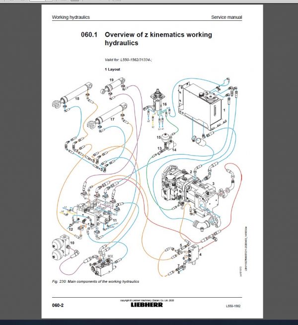 Liebherr L 550 Service Manual PDF