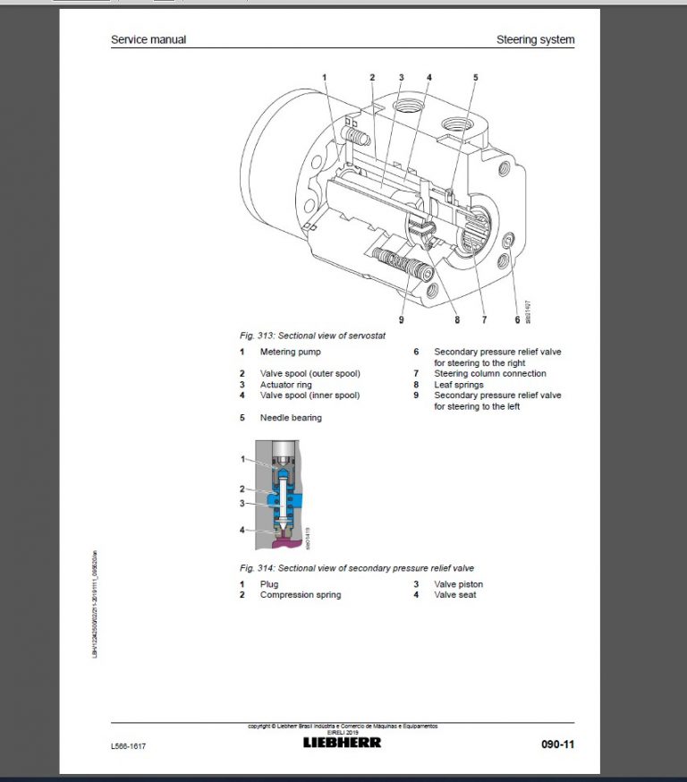 Liebherr L566 Wheel Loader Service Manual