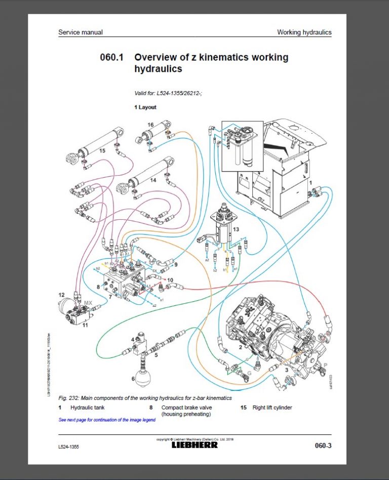 Liebherr L524 Service Manual