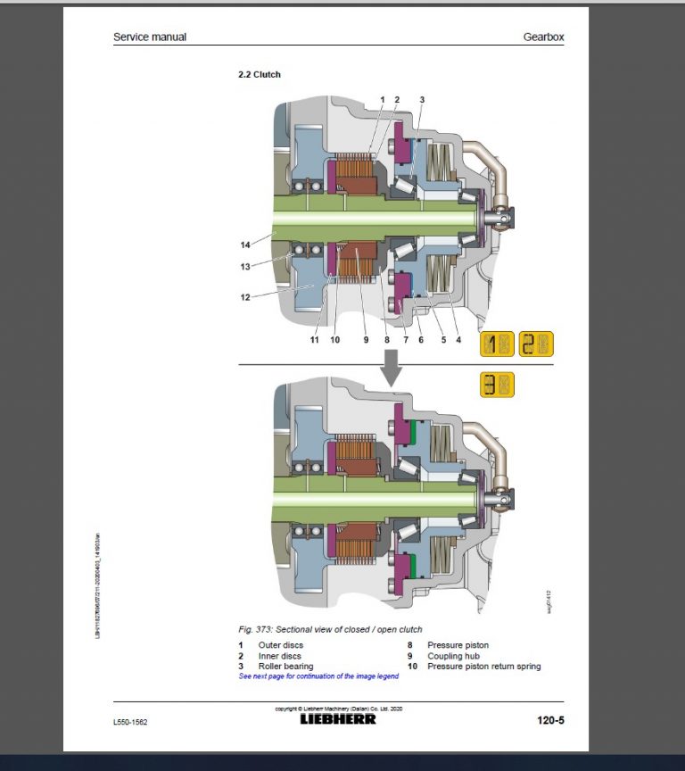 Liebherr L 550 Service Manual PDF