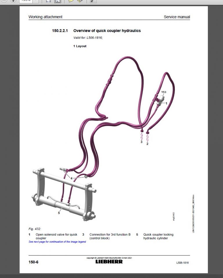 Liebherr L506 Service Manual PDF