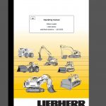 Liebherr Wheel Loader Service Manual Operators Manual PDF