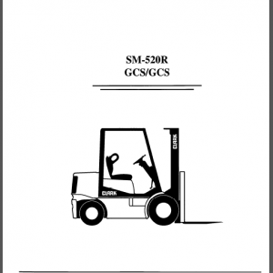 CLARK SM-520R GCS SERVICE MANUAL