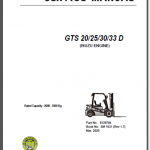 CLARK GTS 20/25/30/33D SERVICE MANUAL