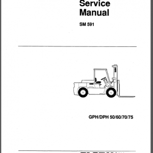 CLARK SM 591 SERVICE MANUAL