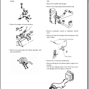 CLARK C60/70/75/80D – 60/70/75 L SERVICE MANUAL