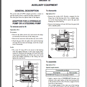 CLARK CMP 40/45/50S D/L SERVICE MANUAL