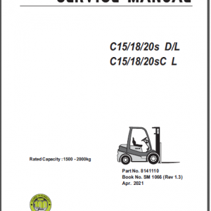 CLARK C15/18/20S D/L - C15/18/20SC L SERVICE MANUAL