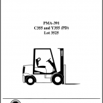 CLARK PMA-391 C355/Y355 (PD) Lot 3525 SERVICE MANUAL