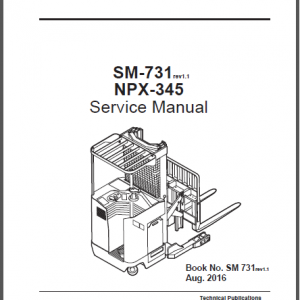 CLARK SM-731/NPX345 SERVICE MANUAL