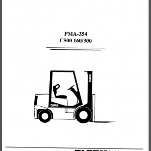 CLARK PMA-354/C500/160/300 SERVICE MANUAL