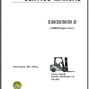 CLARK S20/25/30/35 D SERVICE MANUAL