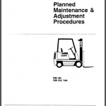 CLARK PMA 389 C300 GAS, Y466 SERVICE MANUAL