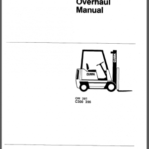 CLARK OH381/C300/356 OVERHAUL MANUAL