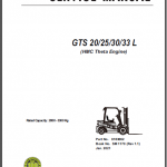 CLARK GTS 20/25/30/33 L SERVICE MANUAL