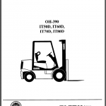 CLARK OH-390 IT5OD/60D/70D/8OD SERVICE MANUAL