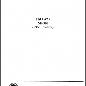 CLARK PMA-423 NP-300 (EV-1 Control) SERVICE MANUAL