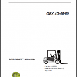 CLARK GEX 40/45/50 SERVICE MANUAL