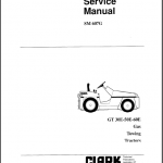CLARK SM 607G SERVICE MANUAL