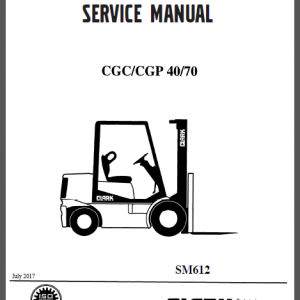 CLARK CGC/CGP 40/70 SERVICE MANUAL