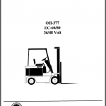 CLARK OH-377 EC-60/80 SERVICE MANUAL