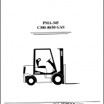 CLARK PMA-345 C300 40/50 GAS SERVICE MANUAL