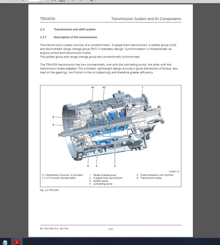 ZF TRAXON MANUALS PDF