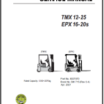 CLARK TMX12-25, EPX16-20s SERVICE MANUAL