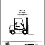 CLARK OH-539, 685/Y685 SERVICE MANUAL