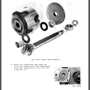 CLARK OH-362 OVERHAUL MANUAL