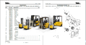 Yale Forklift Parts Manual PDF DVD 45.3 GB