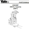 Yale Forklift Parts Manual PDF DVD 45.3 GB